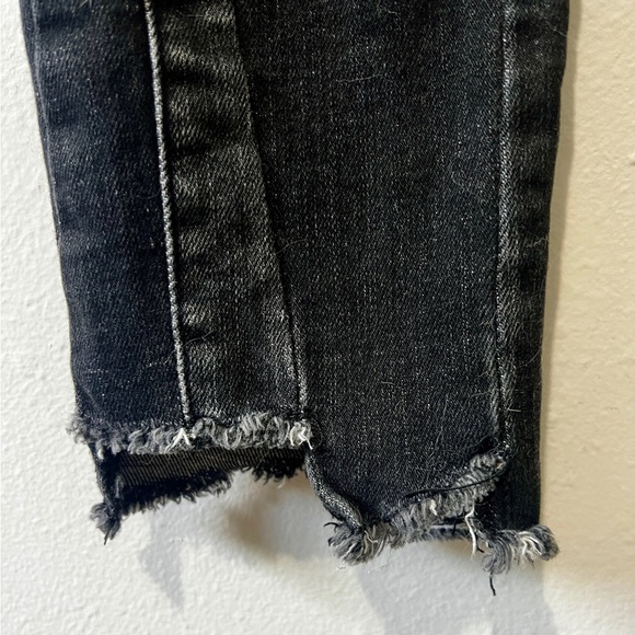 VERVET Asymmetrical Panel Grunge Wash Skinny Jeans - Size 26 - Picture 10 of 13